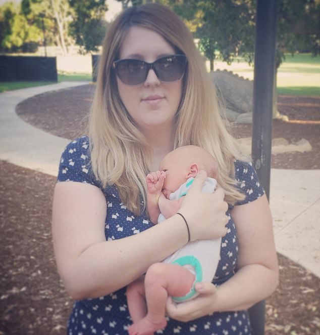 Riley Hughes (pictured with his mother Catherine) was otherwise healthy when he died of whooping cough in 2015 at just one month old