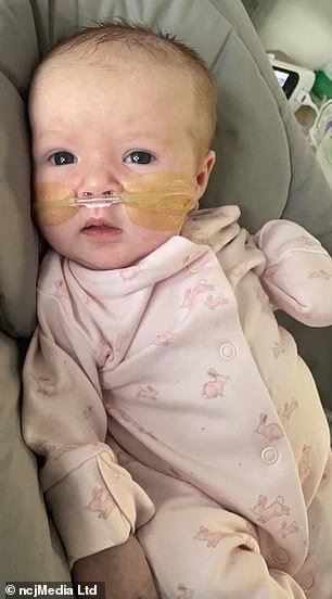 Another mother in Britain has also made an emotional plea after her one-month-old daughter Rosie Robson was hospitalized for two weeks with the disease