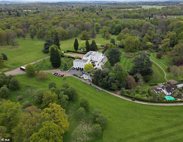 The beautiful royal estate is nestled among trees and woodlands in the heart of Windsor Part, just three miles south of Windsor Castle