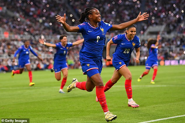 Marie-Antoinette Katoto scored the winner for France with just over 20 minutes to go