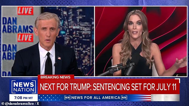 Kelly, who has a long history of feuding with the former president, appeared as a guest on Dan Abrams Live on News Nation to react to the news of the day