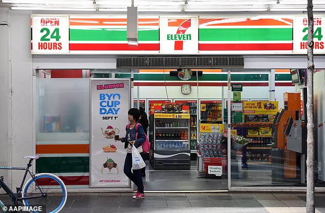 The head of 7-Eleven's Australian operations has flagged major changes to the way its 750 stores look and the products it will offer.  A 7-Eleven store in Brisbane is pictured
