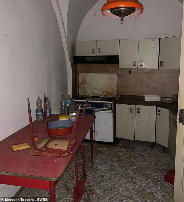 Meredith bought the house in 2019, offering $5,600 for the abandoned building in Italy's Sambuca di Sicilia