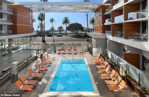 An outdoor pool with a view, a fitness center and free bicycle rental are also available to guests