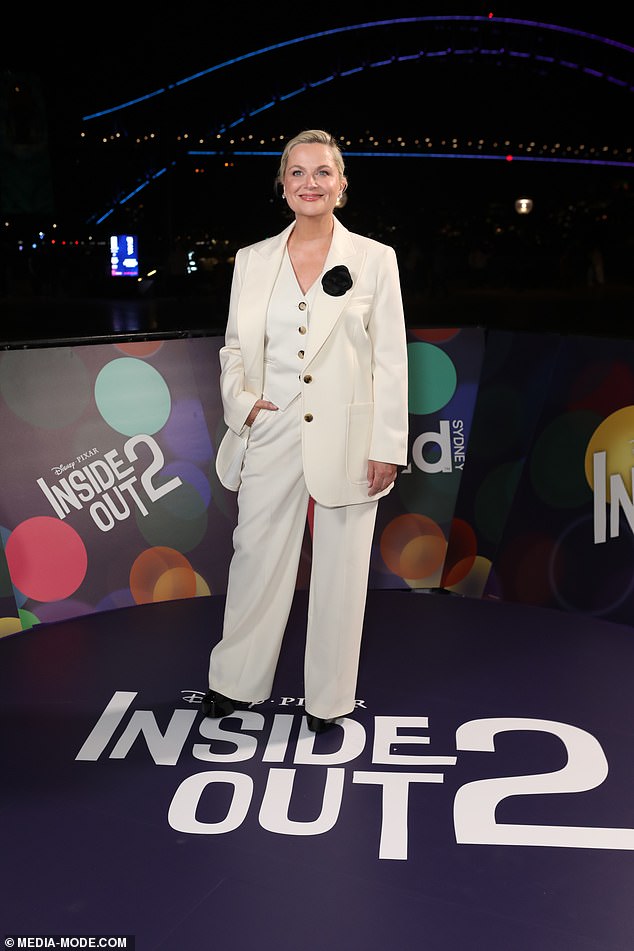 Poehler visits Australia for a special Vivid Ideas event at the Sydney Opera House.  She's the frontwoman of Vivid Sydney Presents - In Conversation with Amy Poehler plus a special first look at Disney and Pixar's Inside Out 2