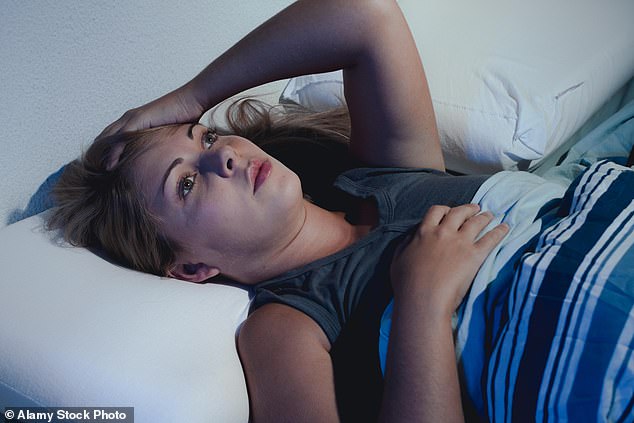 A pharmacist has shared nine steps to help insomniacs in the UK close their eyes - which is because one in three Britons suffer from insomnia (stock image)