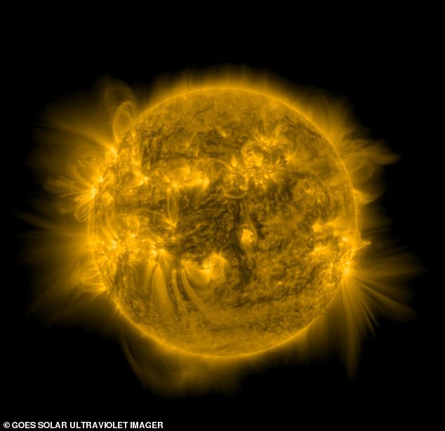 Solar activity is notoriously difficult to predict.  As seen in today's extreme ultraviolet image, the Sun's outer layers are a complex system of plasma and magnetic fields