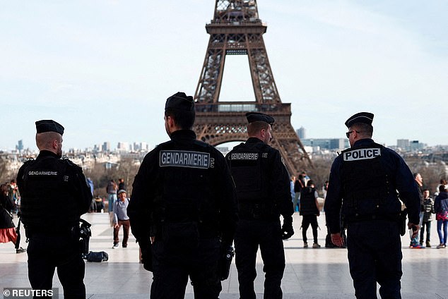 File photo.  France was put on high security alert after the Crocus Hall attack in March