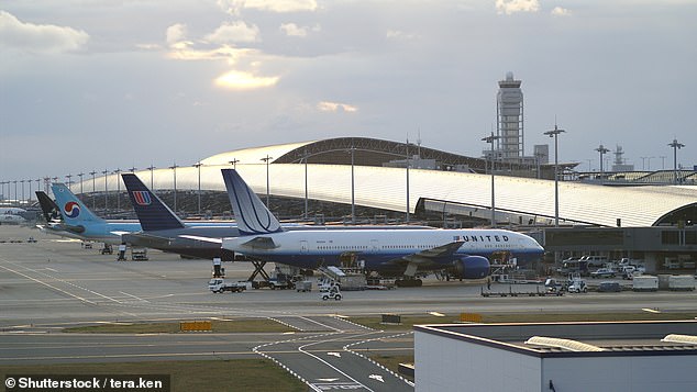 It is popular with travelers from Osaka, Kobe and Kyoto and is one of Japan's busiest airports: Kansai International Airport (photo)