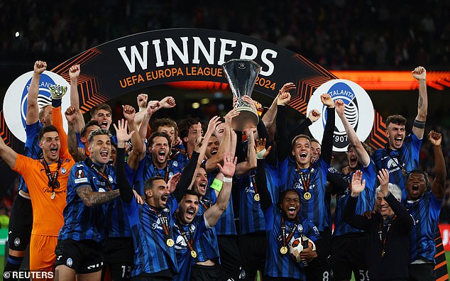 Atalanta won the Europa League after beating Bayer Leverkusen in Wednesday's final in Dublin