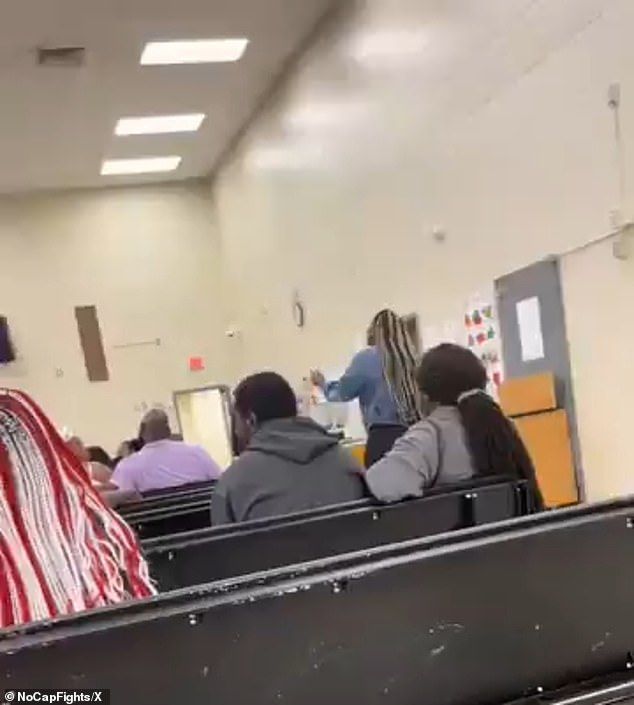 An Atlanta mother disrupted an awards ceremony at her son's school after he did not receive any prizes