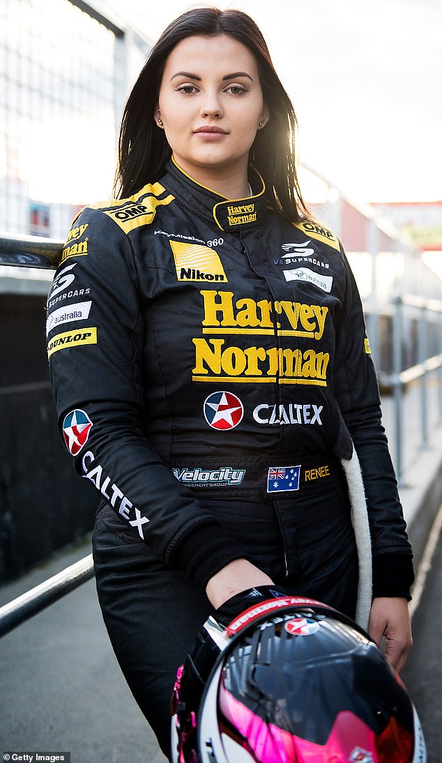 Aussie Supercars driver turned OnlyFans creator Renee Gracie has declared she will never return to the V8 grid (pictured, at Mount Panorama in Bathurst)