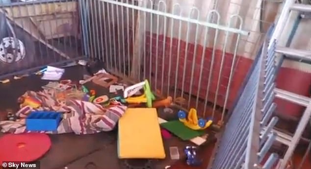 The father of a four-year-old boy believed to have been discovered in a 'cage' at a construction site has come forward to defend his actions and share his side of the story