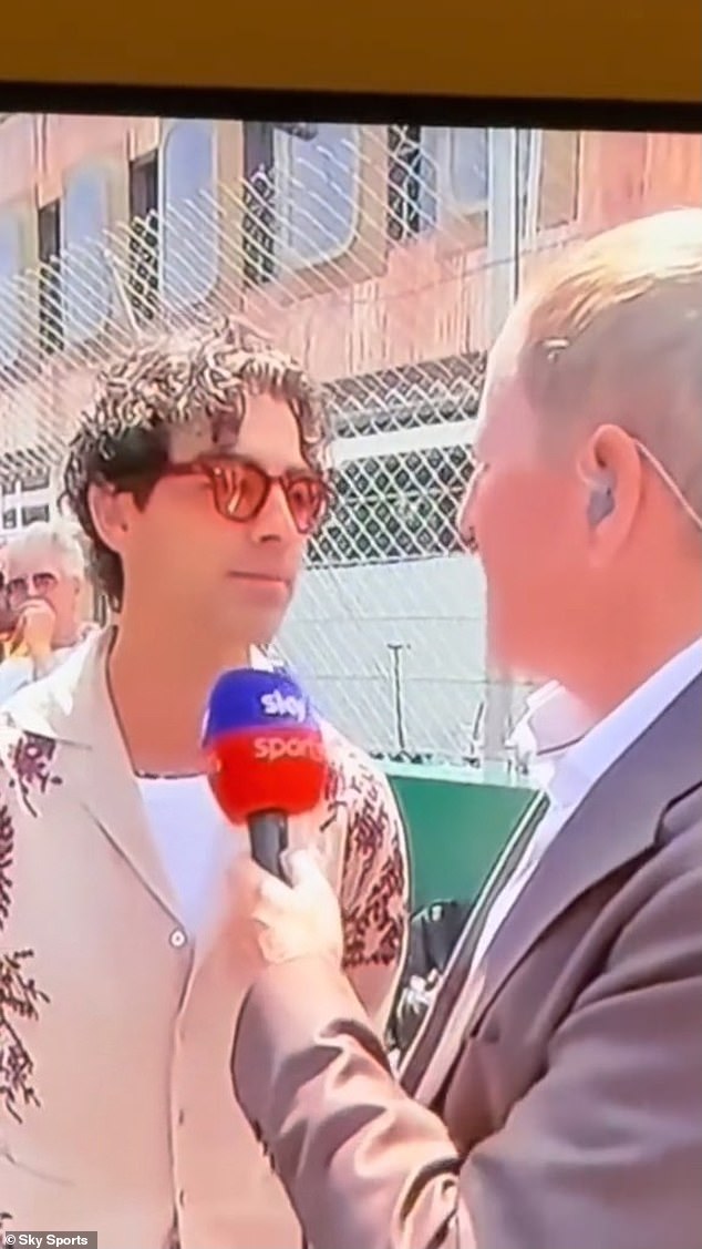 Martin Brundle admitted he didn't know who Joe Jonas was before approaching the singer