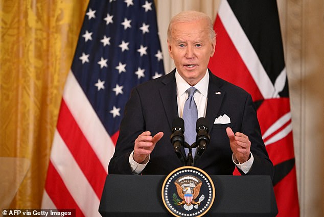 President Joe Biden tried to limit a reporter to a single question and then asked 