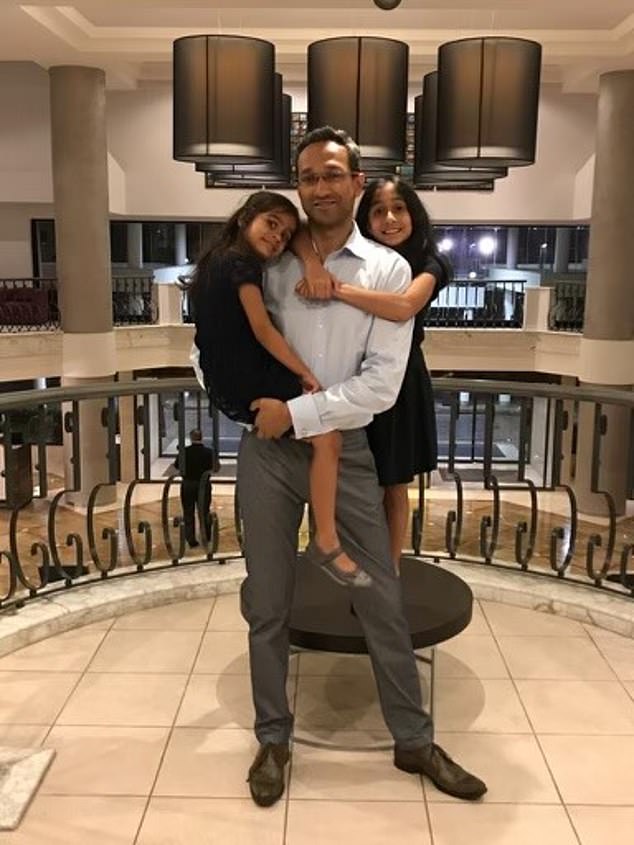 Prof.  Amit Patel (pictured with his daughters) suffered massive internal bleeding after a procedure for a rare condition on which he was a national expert.  A coroner said Prof Patel's death was caused by 'failures in his care' and that his death was 'avoidable'