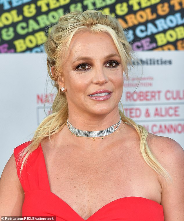 Britney Spears claims she was 'set up' by her mother Lynne Spears as she continues to share her truth about what really happened when paramedics were called to Chateau Marmont to help her - sparking concerns the singer is suffering from a 'mental health crisis' ;  seen in 20219