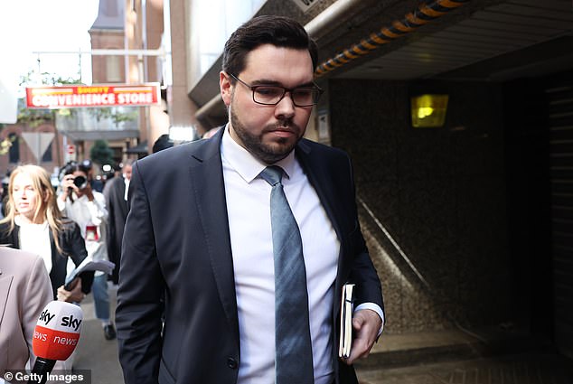 Bruce Lehrmann is photographed outside the Federal Court on April 15, following his defamation loss