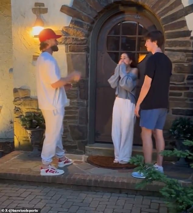 Bryce Harper left a teenage fan speechless when he showed up for a marriage proposal