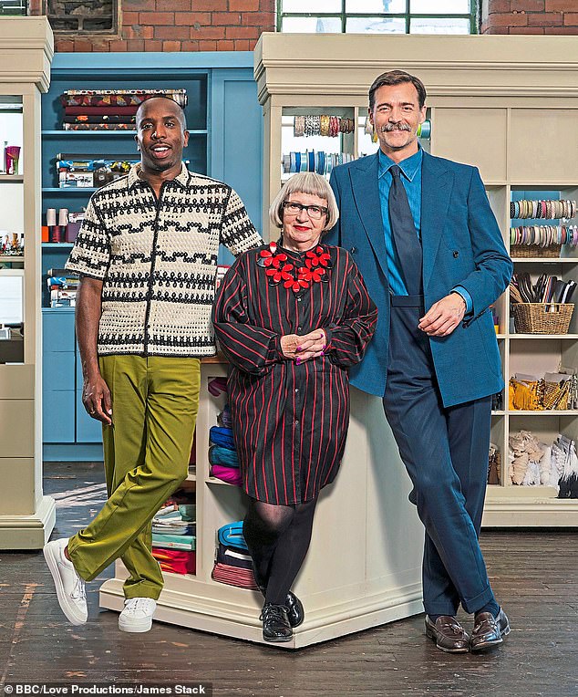 Esme Young and Patrick Grant are back as Sewing Bee judges, but this is the first full season for host Kiell Smith-Bynoe