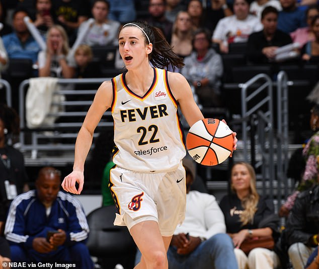 Caitlin Clark hit two clutch three-pointers as the Indiana Fever secured their first win