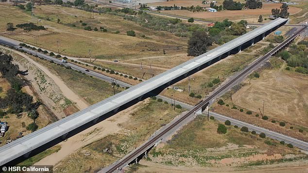 The California High Speed ​​Rail Authority shared an update on the Fresno River Viaduct in Madera County last week