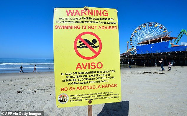 LA County residents have been advised not to swim at twelve different beaches