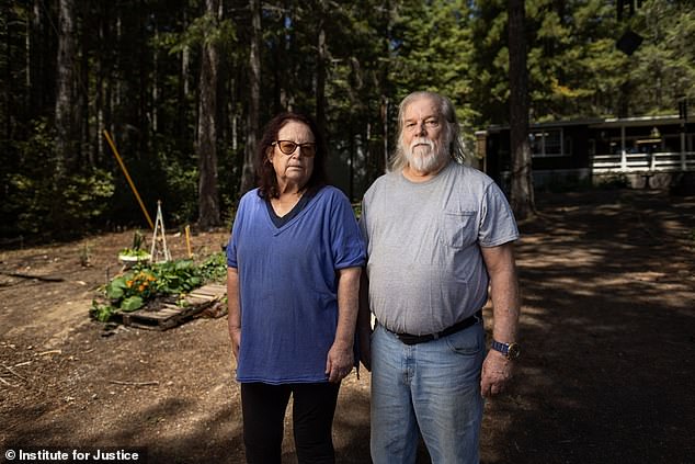 Retired couple Corrine and Doug Thomas face fines of more than $1 million because the property they bought in 2021 was used by the previous owner to illegally grow weed