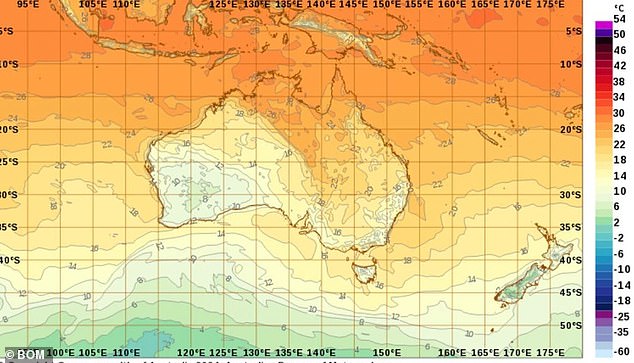 Large parts of NSW, Queensland, Victoria, Tasmania, WA and South Australia are likely to exceed normal temperatures over the next month, according to the Bureau of Meteorology.