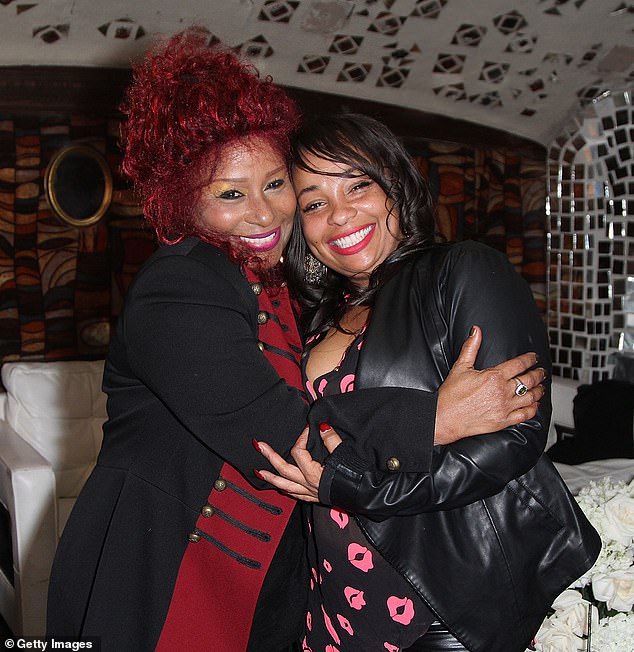 Indira Milini Khan, 51, daughter of music icon Chaka Khan, 71, insulted Sean “Diddy” Combs, 54, claiming he had an aggressive altercation with her mother;  Chaka and Indira seen in 2015