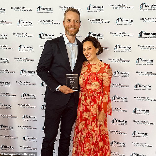 Channel Nine's Hamish Blake has revealed he is a 'superfan' of survival series Alone Australia.  And in a surprise move, the 42-year-old Lego Masters favorite has announced he will host a special episode of the SBS hit on May 29 (Hamish pictured with wife Zoe)