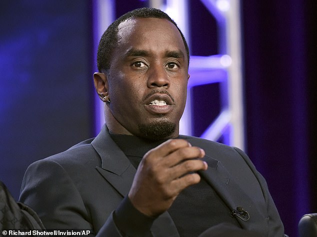The radio host argued that people should focus on the issue of 'domestic violence' and not on Sean 'Diddy' Combs, pictured here in 2018