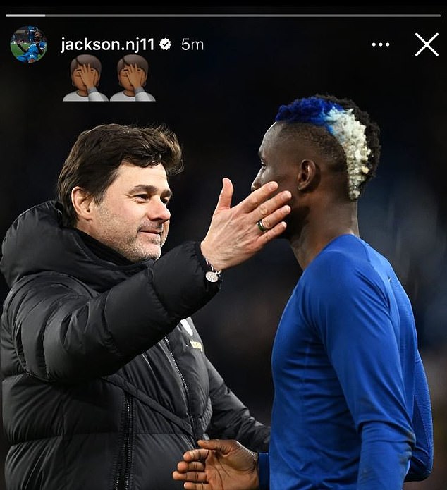 Nicolas Jackson is among Chelsea players who have shown upset over Mauricio Pochettino's departure