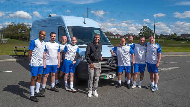 Chris Kamara hopes his third trip to Mexico for life-changing treatment will help him overcome his speech disorder (pictured after the launch of five-a-side football tournament Vantasy Football with Mercedes Benz)