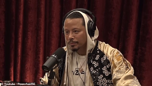 Terrence Howard could be heard telling viewers, 