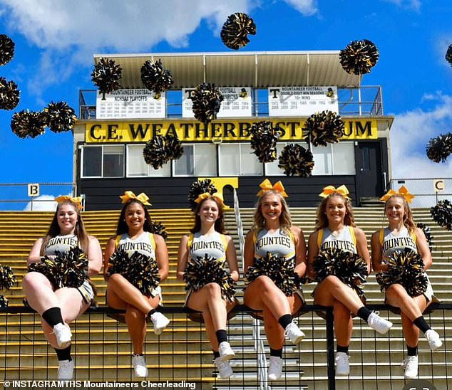 The teen's cheer team also mourned her loss in a heartbreaking message posted online