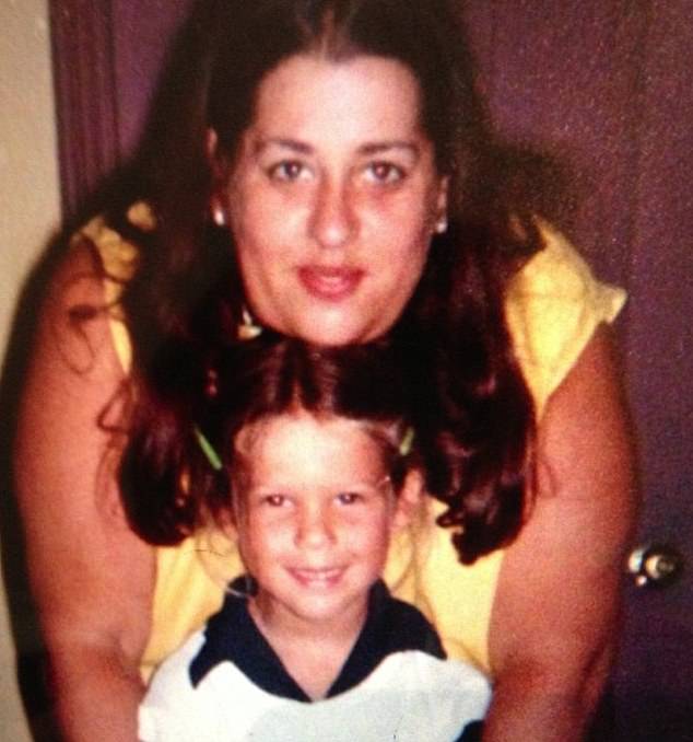 Cass Elliot's daughter Owen Elliot-Kugell (seen with Owen when she was a child) has admitted she is 'grateful' for the 'crazy' rumor that her mother died while eating a ham sandwich