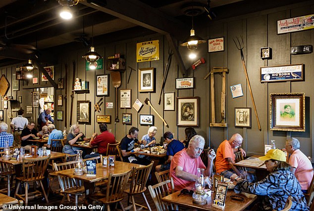 Cracker Barrel is an American Southern-themed restaurant chain known for serving all-American dishes such as biscuits, gravy, and fried chicken