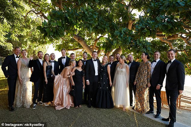 The exclusive party took place at the lavish Qualia resort on Hamilton Island, which is owned by Nicky's family, and saw a group of mega-rich socialites come together for a luxurious experience to remember.