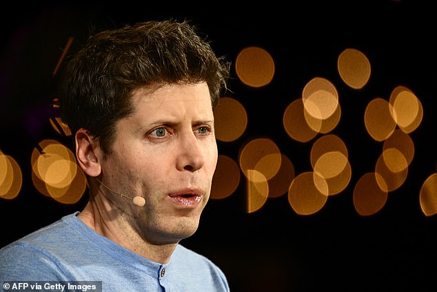 OpenAI's CEO Sam Altman (pictured) is accused of deliberately copying Scarlett Johansson's voice for the latest version of ChatGPT