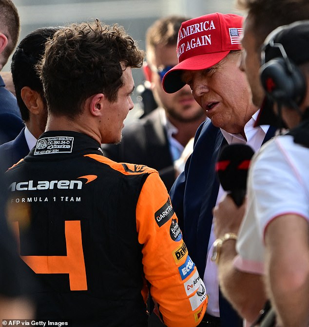 Donald Trump Congratulates Lando Norris Following His Stunning Miami ...