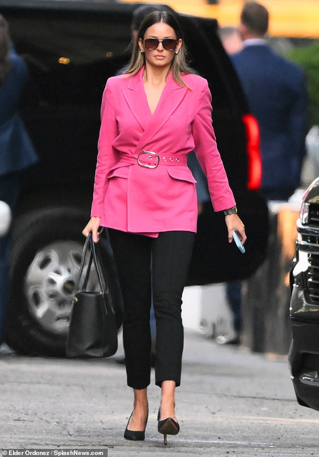 Margo, who serves as Trump's deputy communications chief and has become a star in her own right, was spotted leaving Trump Tower in New York on Tuesday.