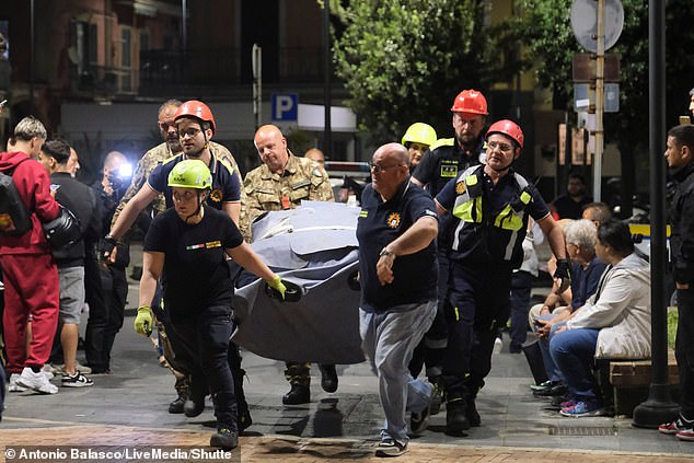 Campania's Civil Protection has set up a towing structure at the port of Pozzuoli for people who do not have confidence in returning to their homes after the earthquakes, near Naples, southern Italy, May 20, 2024