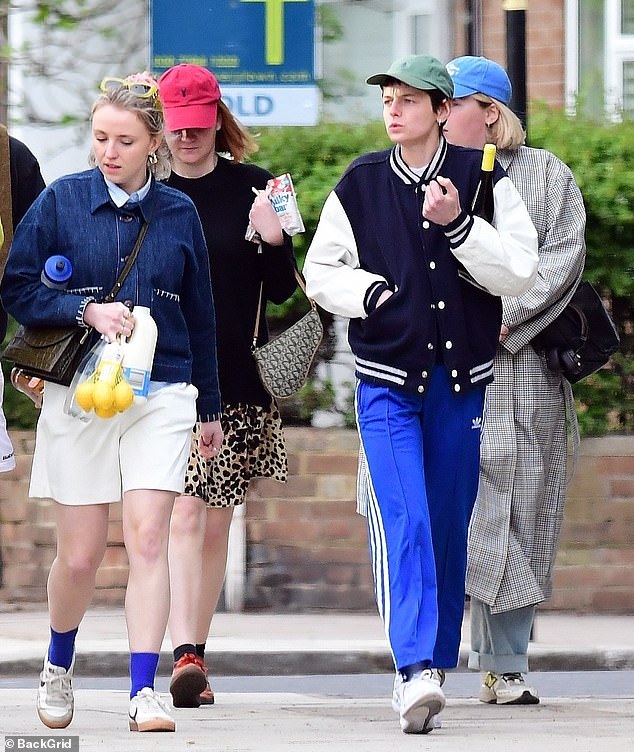 During their time together at Cambridge University, Emma and Sarah (second from left) were members of the infamous comedy troupe Footlights