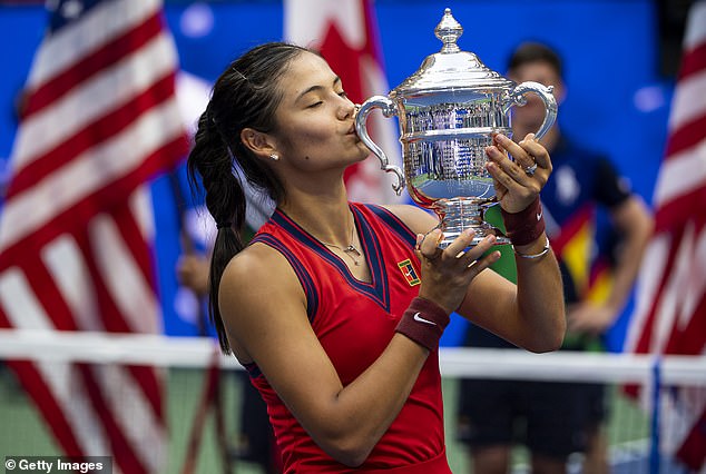 Raducanu won the US Open in remarkable fashion when she was just 18 in 2021