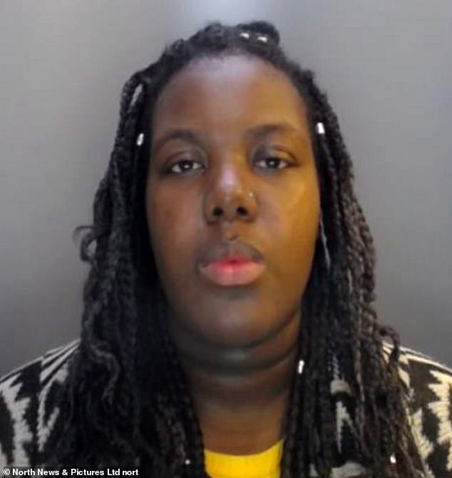 Christina Robinson (pictured) claimed the Bible told her to hit her toddler with a stick before killing him and spend at least 25 years behind bars