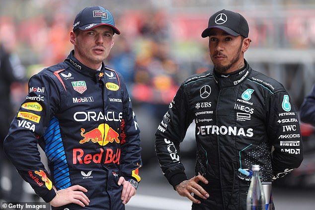 Ferrari may have missed a trick by going for Lewis Hamilton (right) over Max Verstappen (left)