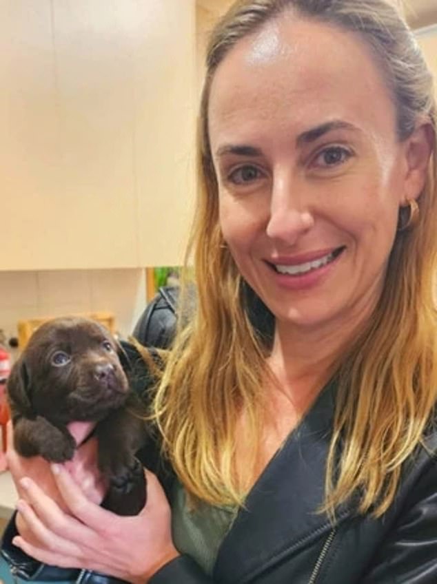 One Nation MP Sarah Game (pictured with her dog Emma) said vets are four times more likely to die by suicide compared to the rest of the Australian population