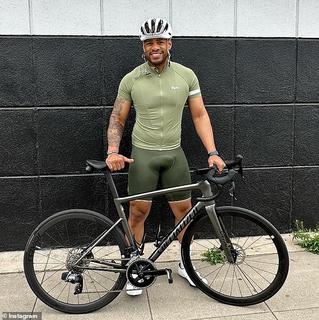 Host DeMarco Morgan posted several workout photos to his Instagram, posing in skin-tight biker shorts