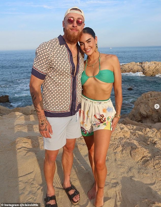 Claire Kittle traveled to Mexico with her 49ers husband George to celebrate her 30th birthday